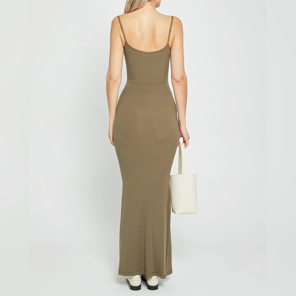 RARE skims army soft lounge long maxi dress slip dress - Picture 3 of 8